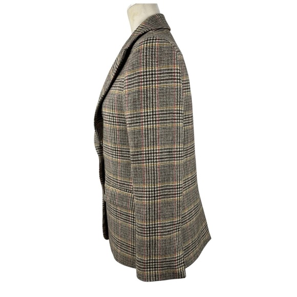 J.Crew Sommerset Blazer Houndstooth Wool Brown Academia Moon British Cloth 2 - Picture 8 of 16